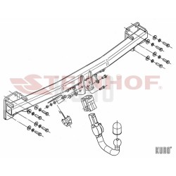 Steinhof hak holowniczy Audi Q7 (4L) 2006-2015
