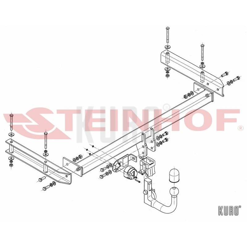 Steinhof hak holowniczy Audi A6 Allroad (C6) 2006-2011