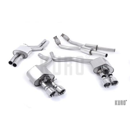 Milltek Audi S6/S7 C7 4.0 TFSI Cat-back Resonated ValveSonic