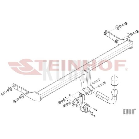 Steinhof hak holowniczy SEAT Ibiza V 2017-