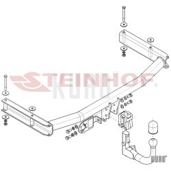 Steinhof hak holowniczy Audi A4 (B7) Avant 2004-2008