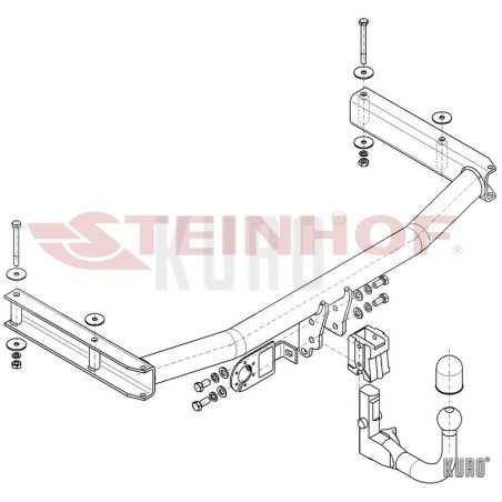 Steinhof hak holowniczy Audi A4 (B7) Avant 2004-2008
