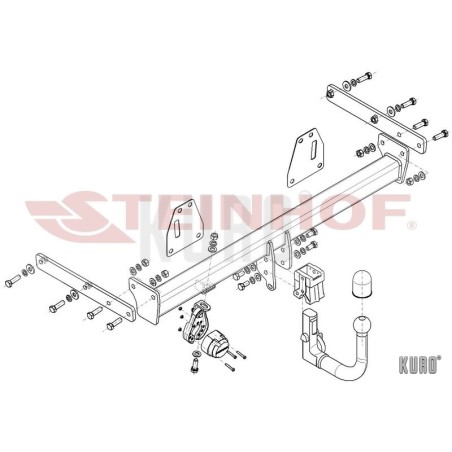 Steinhof hak holowniczy Toyota Corolla (E21) Hatchback 2019-