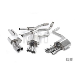 Milltek Audi S8 D4 4.0 TFSI Cat-back Non-resonated ValveSonic