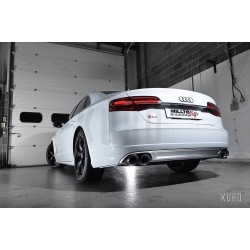 Milltek Audi S8 D4 4.0 TFSI Cat-back Non-resonated ValveSonic