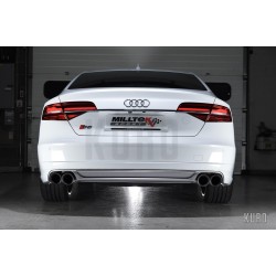Milltek Audi S8 D4 4.0 TFSI Cat-back Non-resonated ValveSonic
