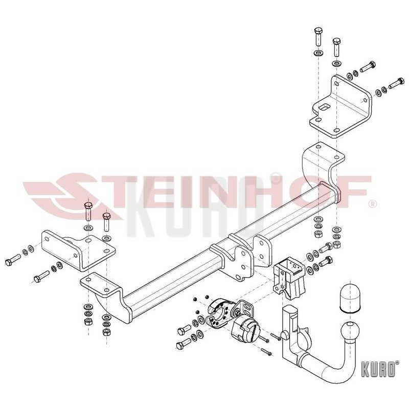 Steinhof hak holowniczy Hyundai i30 (PD) Fastback 2017-