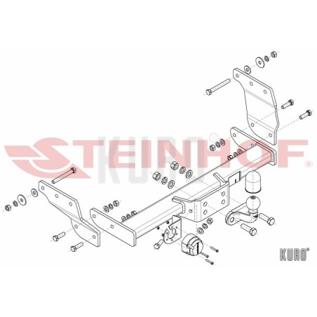 Steinhof hak holowniczy Ford Transit 2000-2013
