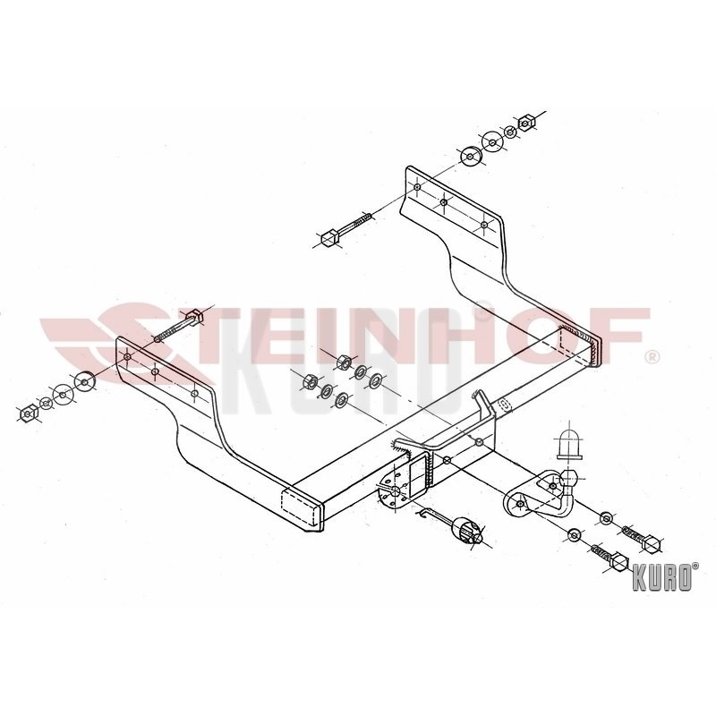 Steinhof hak holowniczy Ford Transit 2000-2013