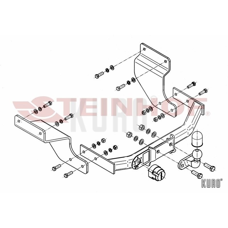 Steinhof hak holowniczy Ford Transit Connect 2003-2013