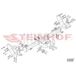 Steinhof hak holowniczy Isuzu D-Max 2007-2012