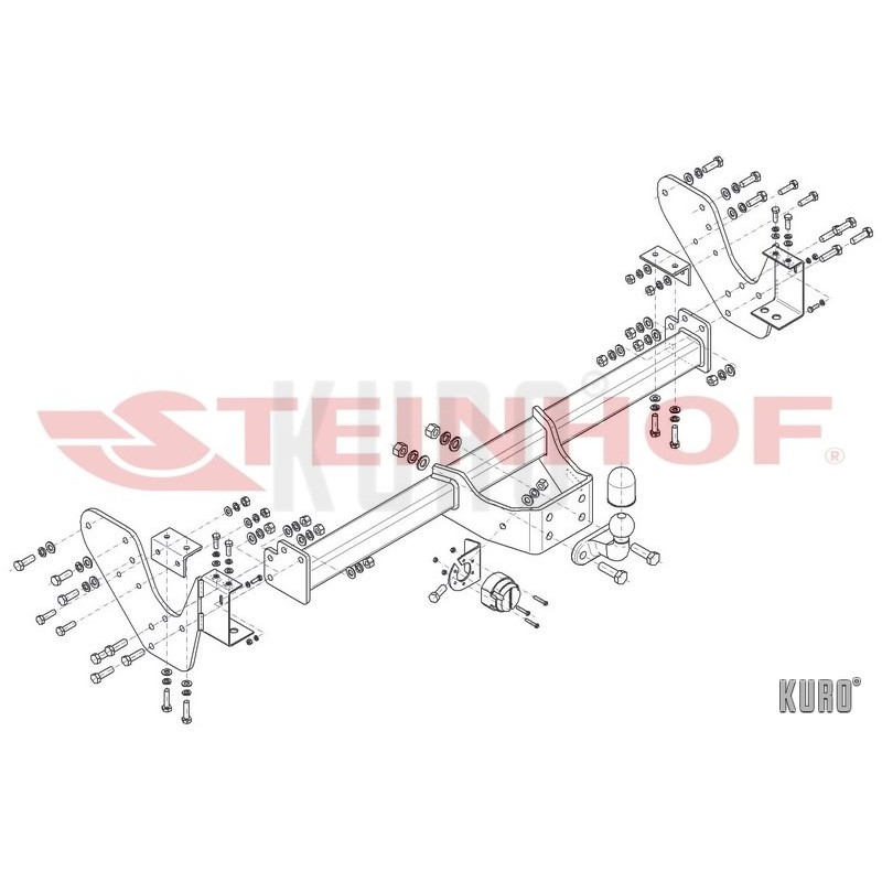 Steinhof hak holowniczy Isuzu D-Max 2007-2012