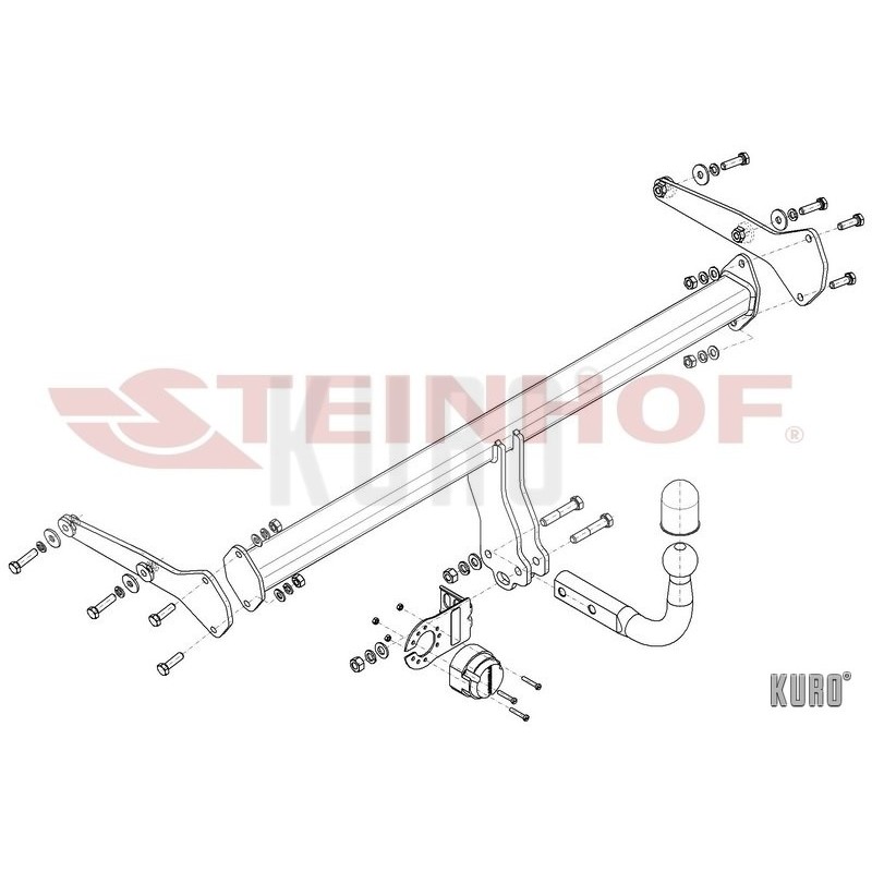 Steinhof hak holowniczy Ford Ka+ 2016-