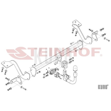 Steinhof hak holowniczy Opel Combo (E) / Life 2018-