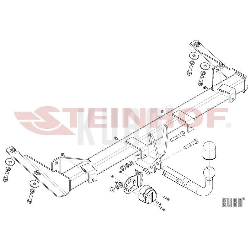 Steinhof hak holowniczy Volkswagen Caddy (Typ SA) 2015-2020