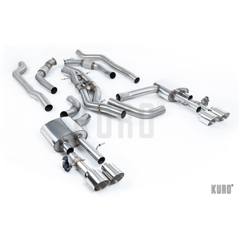 Milltek Audi S8 D5 4.0 TFSI GPF-back Non-resonated
