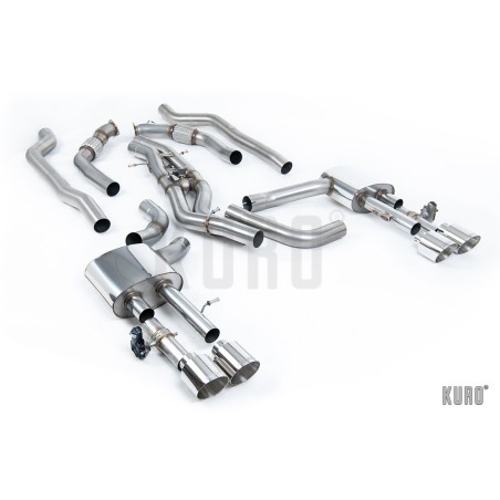 Milltek Audi S8 D5 4.0 TFSI GPF-back Non-resonated