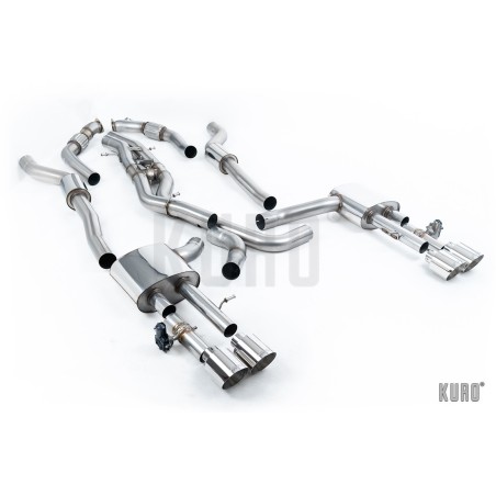 Milltek Audi S8 D5 4.0 TFSI GPF-back Resonated