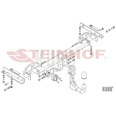 Steinhof hak holowniczy Subaru Forester SH 2008-2013