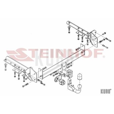 Steinhof hak holowniczy Subaru Forester SJ 2013-2019