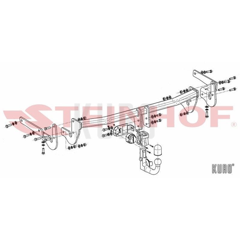 Steinhof hak holowniczy Lexus NX300h 2014-2021