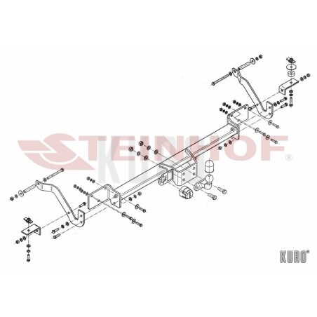 Steinhof hak holowniczy Peugeot Boxer 2006-