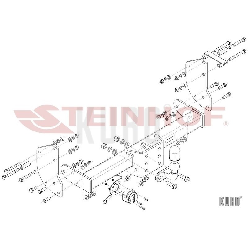 Steinhof hak holowniczy Ford Transit 2014-