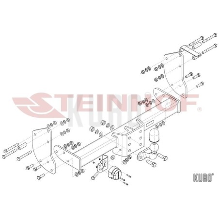 Steinhof hak holowniczy Ford Transit 2014-