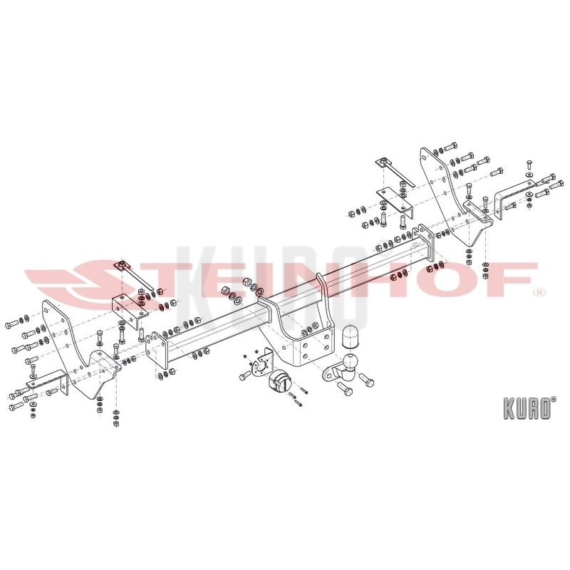 Steinhof hak holowniczy Isuzu D-Max 2012-2020