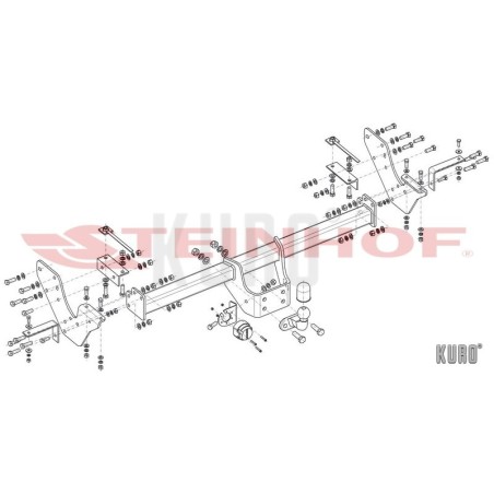 Steinhof hak holowniczy Isuzu D-Max 2012-2020