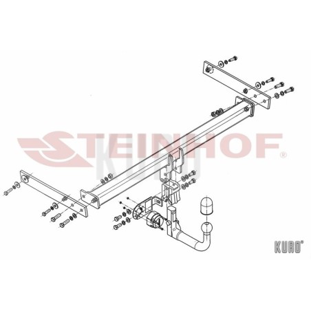 Steinhof hak holowniczy Audi Q3 2011-2018