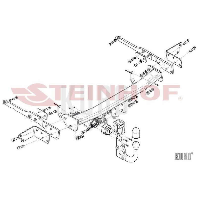 Steinhof hak holowniczy Ford Galaxy 2015-