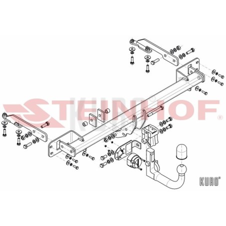 Steinhof hak holowniczy Honda HR-V 2015-2021