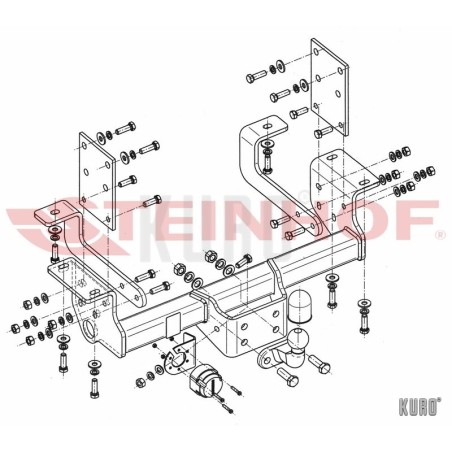 Steinhof hak holowniczy Renault Master III 2010-
