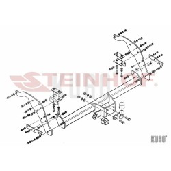 Steinhof hak holowniczy Ford Ranger 2012-2022