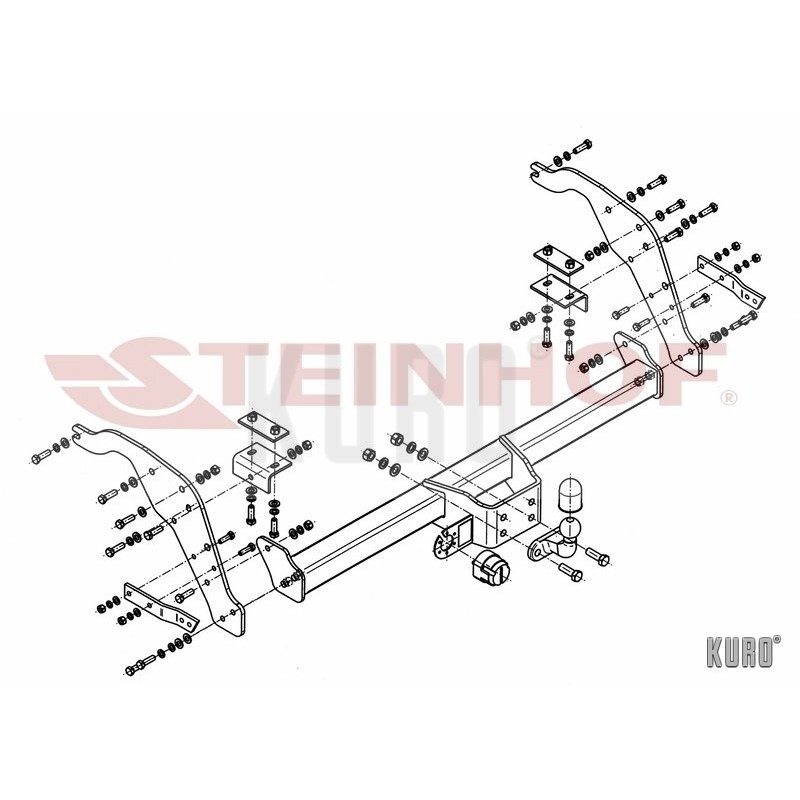 Steinhof hak holowniczy Ford Ranger 2012-2022