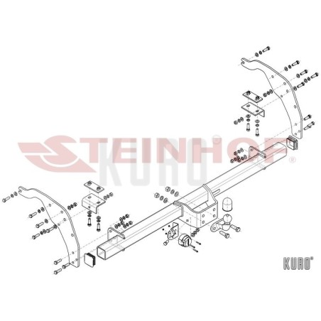 Steinhof hak holowniczy Mazda BT-50 2012-2020
