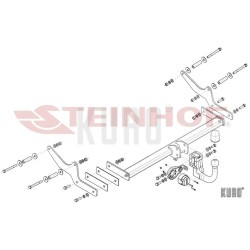 Steinhof hak holowniczy Renault Laguna 2007-2015 hatchback