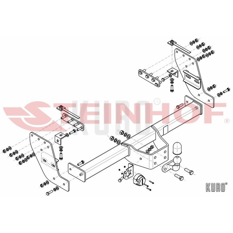 Steinhof hak holowniczy Mitsubishi L200 2015-2020