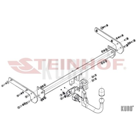 Steinhof hak holowniczy Suzuki Vitara 2015-