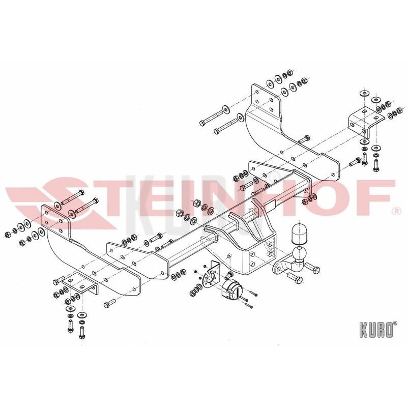 Steinhof hak holowniczy Ford Transit 2014-