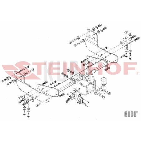 Steinhof hak holowniczy Ford Transit 2014-