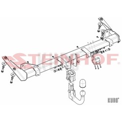 Steinhof hak holowniczy Volkswagen Caddy 2004-2015