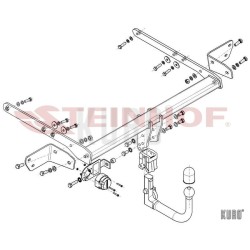 Steinhof hak holowniczy Ford Mondeo V 2014- hatchback