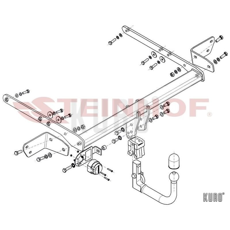 Steinhof hak holowniczy Ford Mondeo V 2014- hatchback