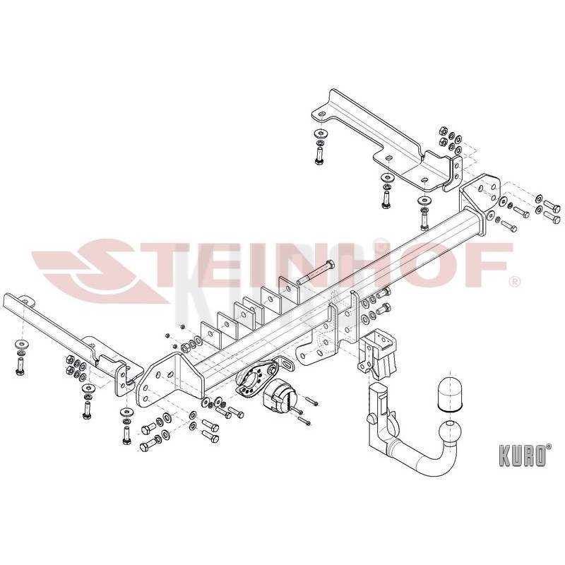 Steinhof hak holowniczy Honda CR-V 2012-2018