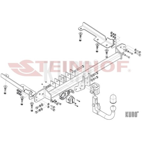 Steinhof hak holowniczy Honda CR-V 2012-2018