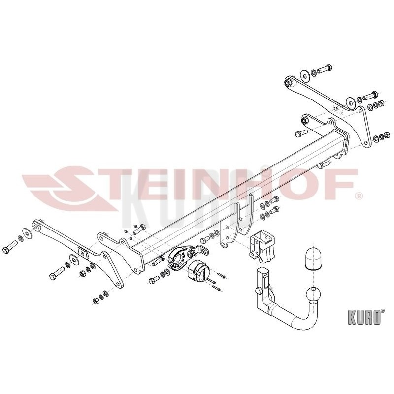 Steinhof hak holowniczy Ford Kuga III 2019-