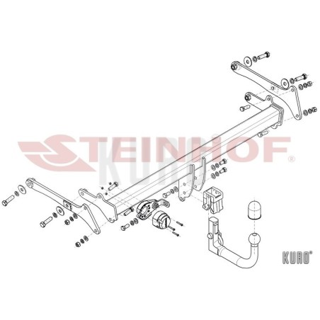 Steinhof hak holowniczy Ford Kuga III 2019-