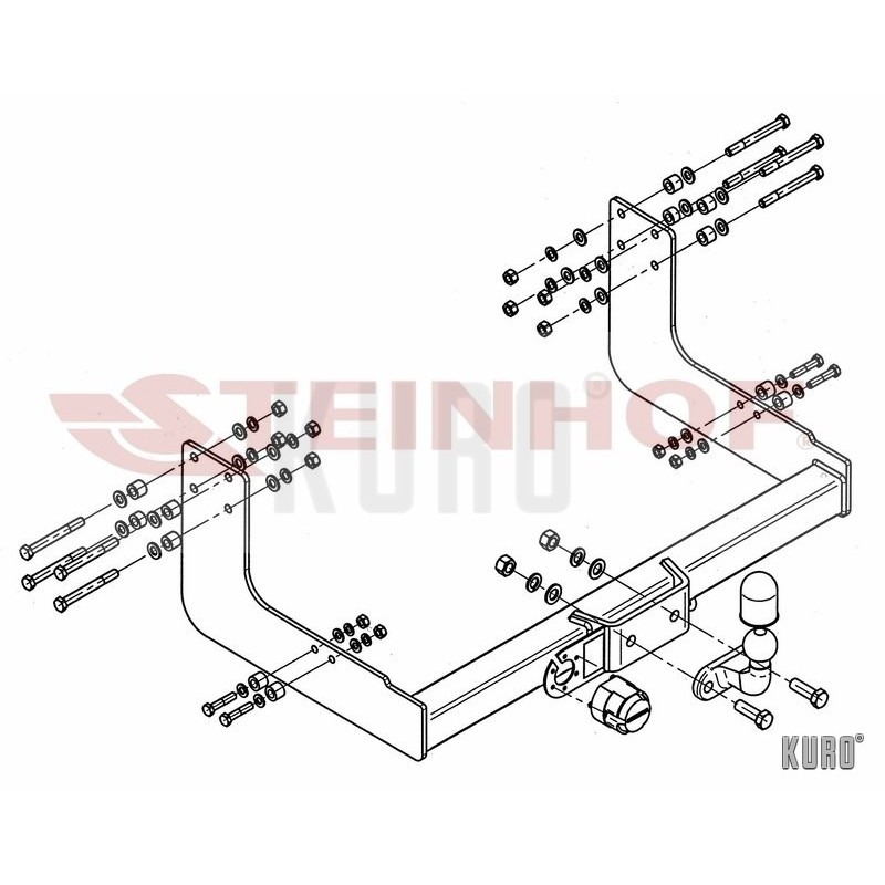 Steinhof hak holowniczy Volkswagen LT28-35 1995-2006